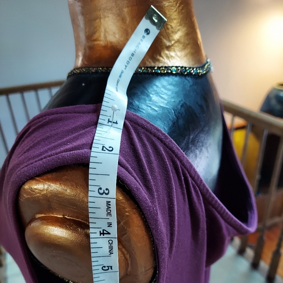 Burgundy Maxi Dress - Picture 6 of 7